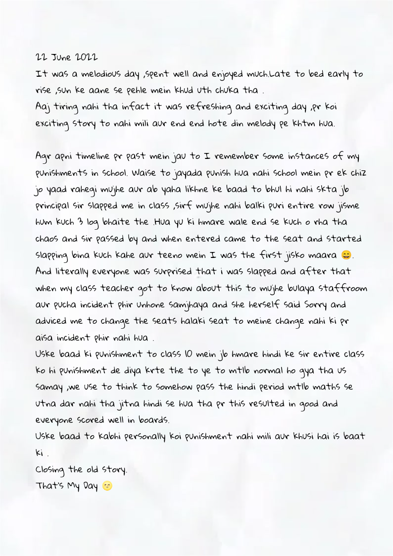 Diary Mayank